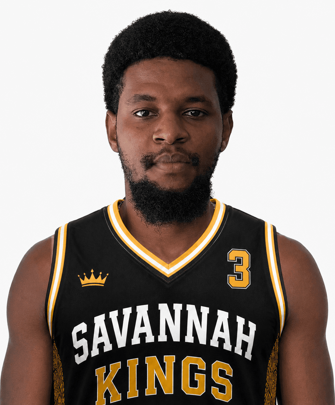 Vincent Keremi Mwadime in the Savannah Kings jersey